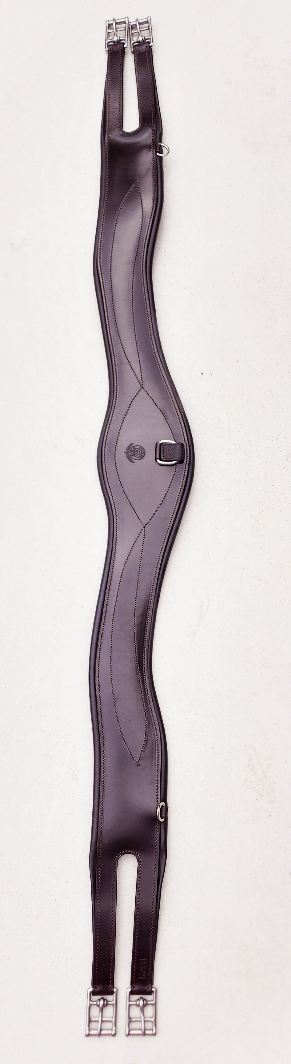 Premium Leather Jumping/GP Girth by Vitruvian