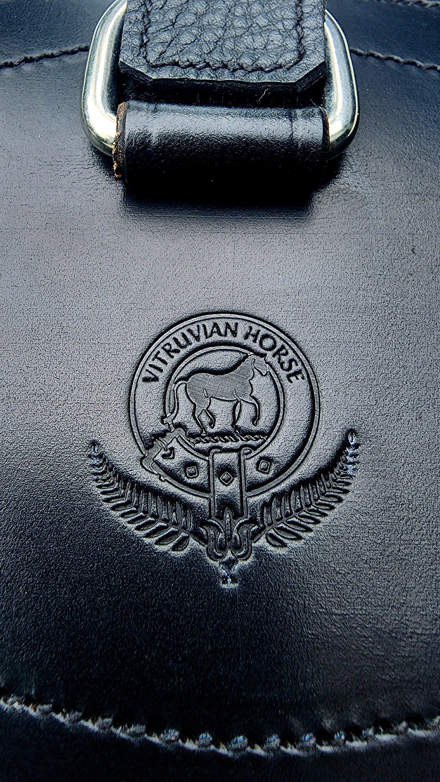Premium Leather Jumping/GP Girth by Vitruvian