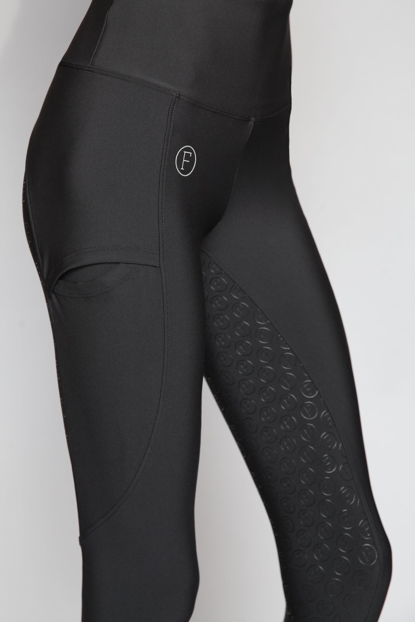 Black Foxhound Leggings